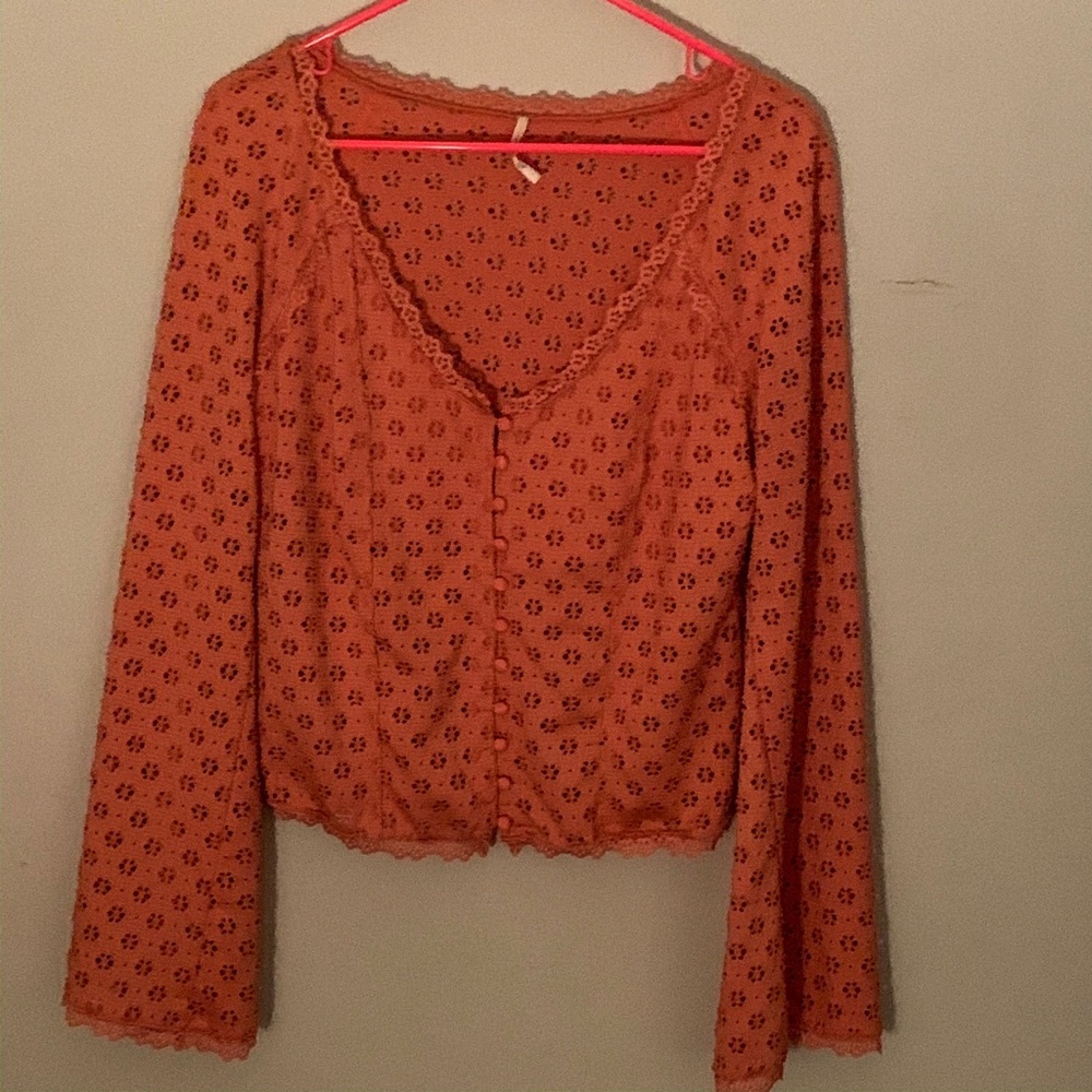 Free people bell sleeve top